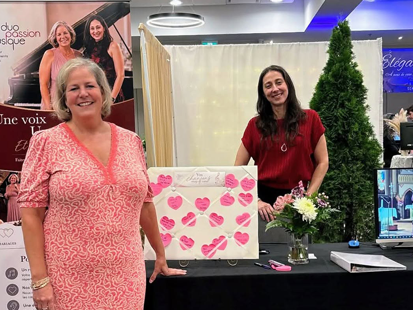 Duo Passion Musique au Salon du Mariage Rive-Sud